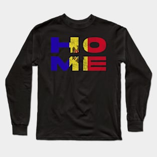 Home Moldova Flag Moldovan Long Sleeve T-Shirt